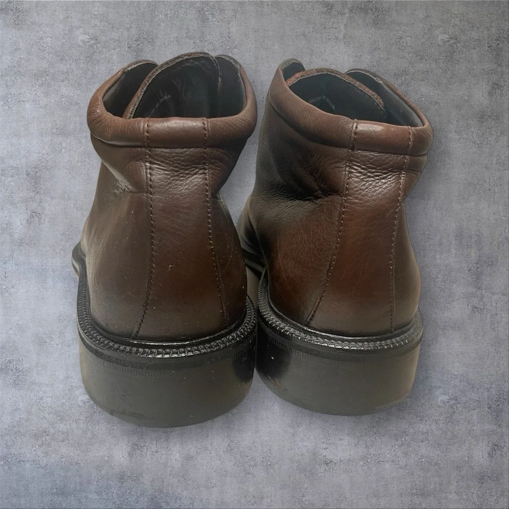 Cole Haan Oxblood Brown Leather Urban City Lace‎ Up Chukka Boots Mens 9.5
